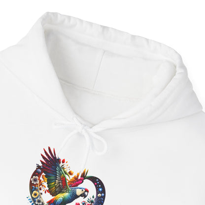 Colorful Heart Design Unisex Hoodie, Cozy Sweatshirt for Everyday Wear, Gift for Him/Her, Perfect for Valentine's Day, Casual Layering