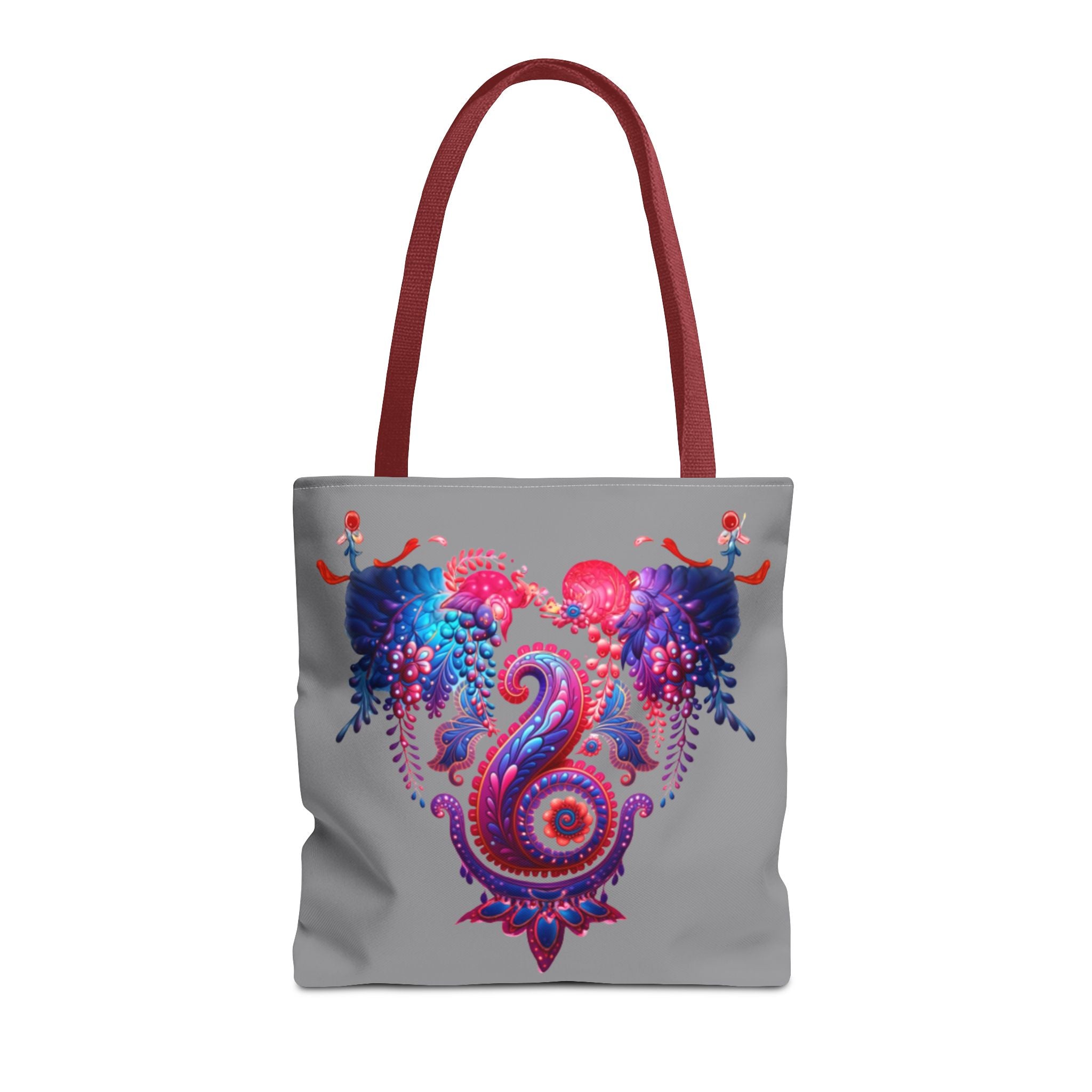 Vibrant Art Tote Bag, Colorful Beach Tote, Gift for Her, Bohemian Floral Bag, Eco-Friendly Shopping Bag, Festival Accessory