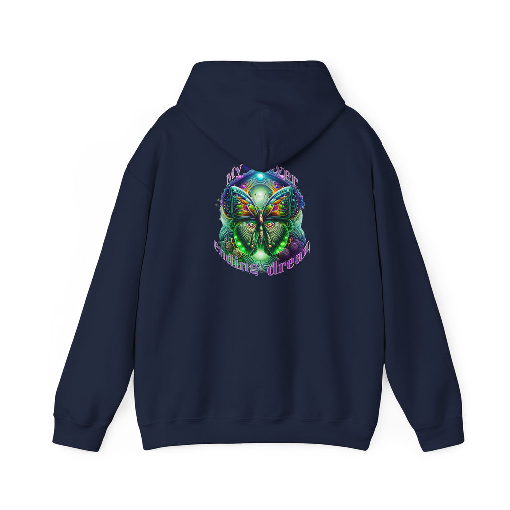 Enchanted Butterfly Hoodie - Cozy Unisex Sweatshirt, Nature Lover Gift, Cool Streetwear, Eco-Friendly Apparel, Festival Wear