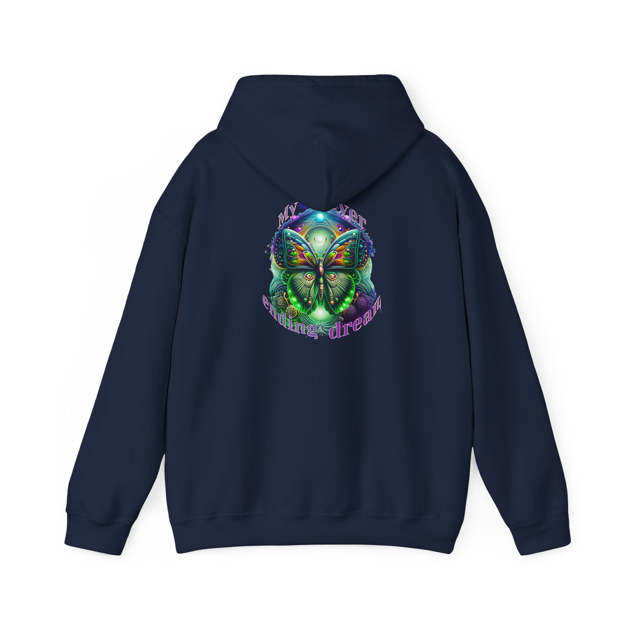Enchanted Butterfly Hoodie - Cozy Unisex Sweatshirt, Nature Lover Gift, Cool Streetwear, Eco-Friendly Apparel, Festival Wear
