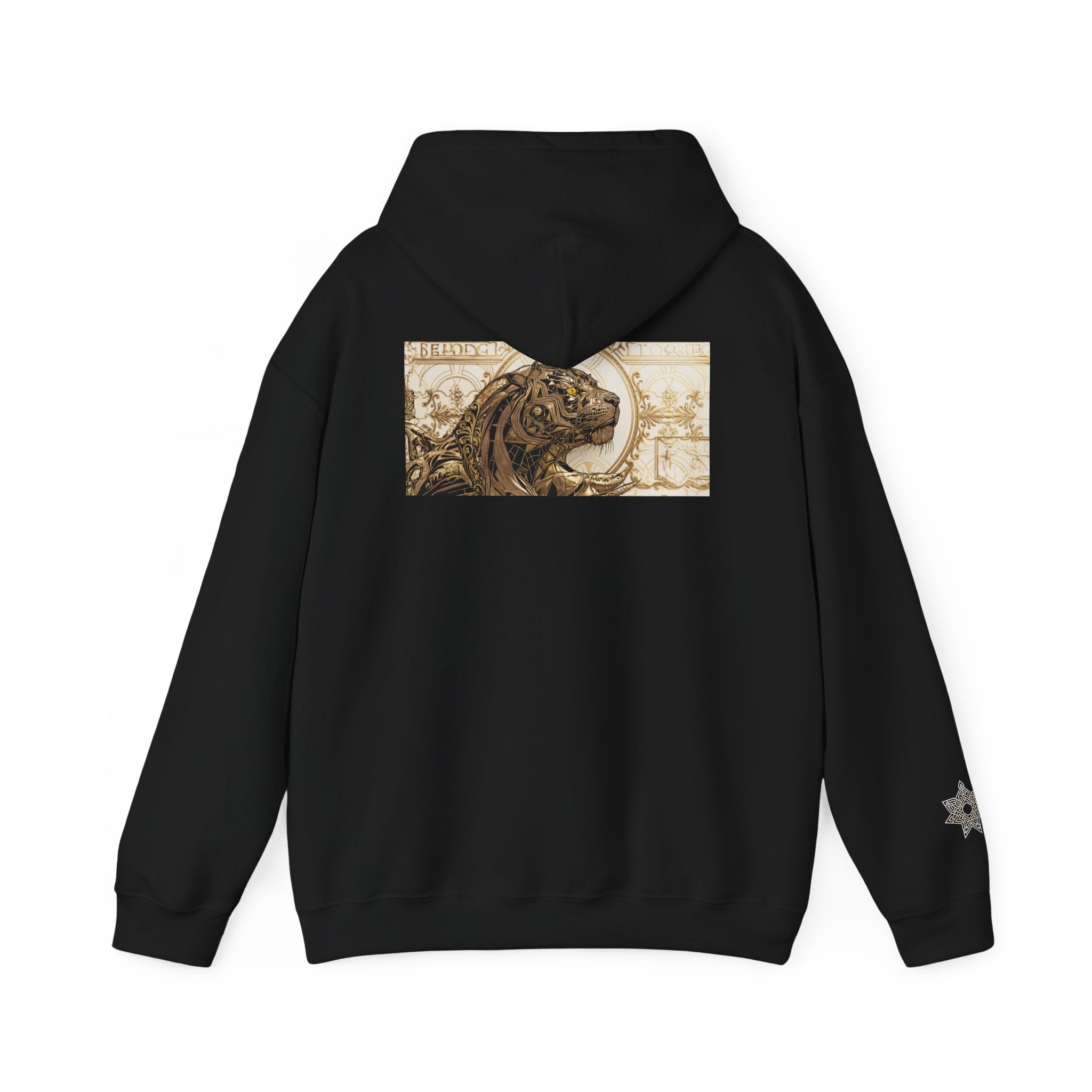 Hoodie — Vintage Steampunk Lion Crest Back Print
