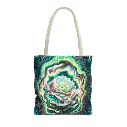 Floral Pattern Tote Bag, Eco-Friendly Shopping Bag, Art Tote, Gift for Mom, Beach Bag, Boho Flower Bag