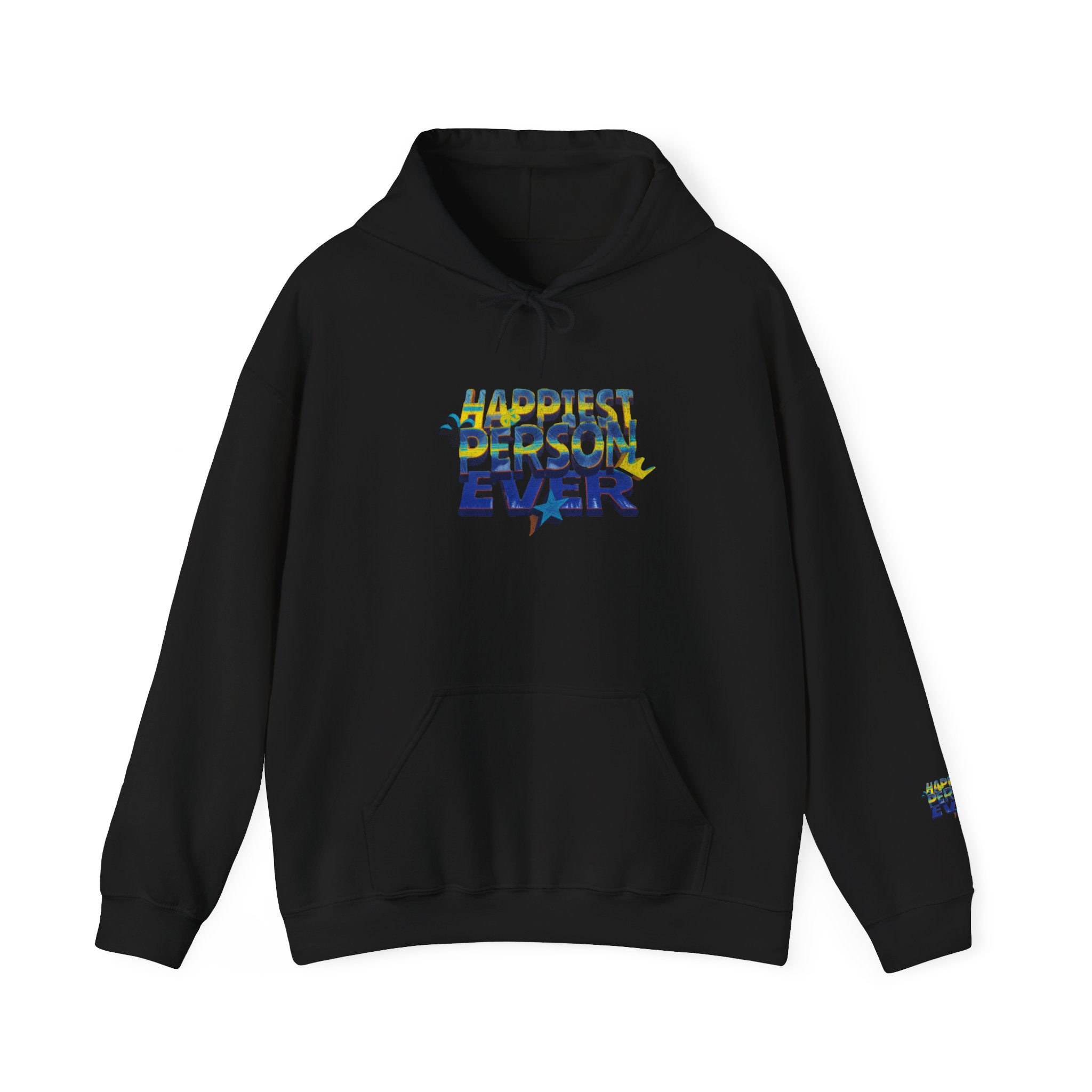 Happy Person Hoodie — Colorful Psychedelic Eye Art Pullover
