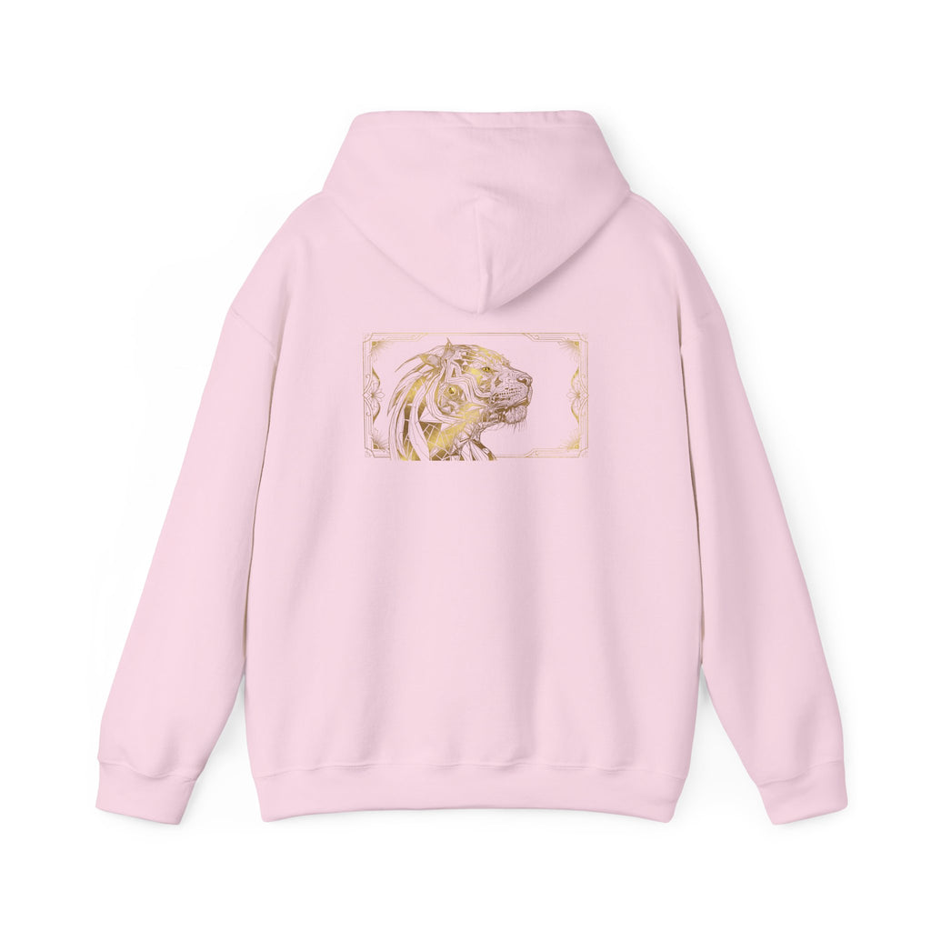 Leo Pride Hoodie — Gold Lion Art "Be Fierce" Sweatshirt