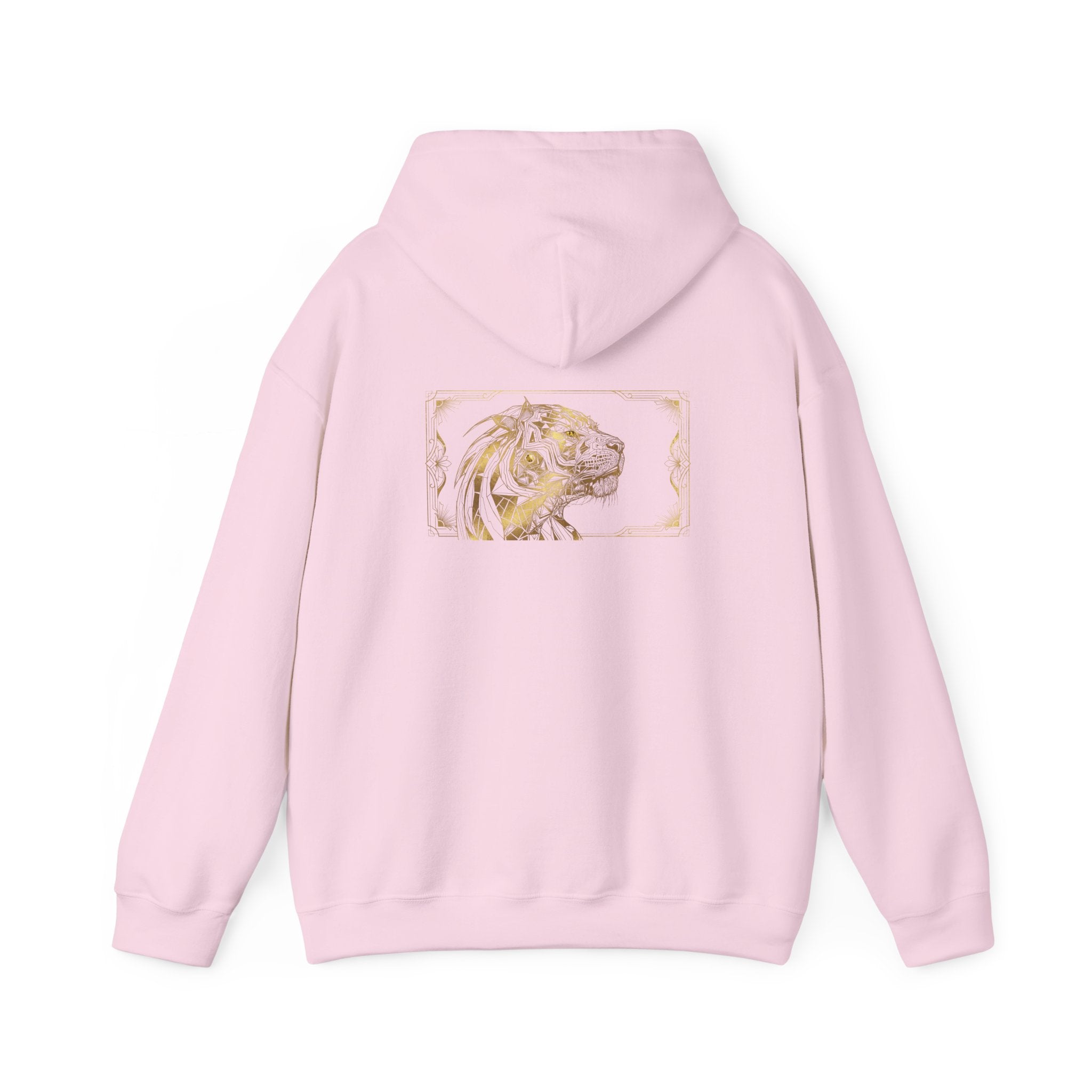 Leo Pride Hoodie — Gold Lion Art "Be Fierce" Sweatshirt