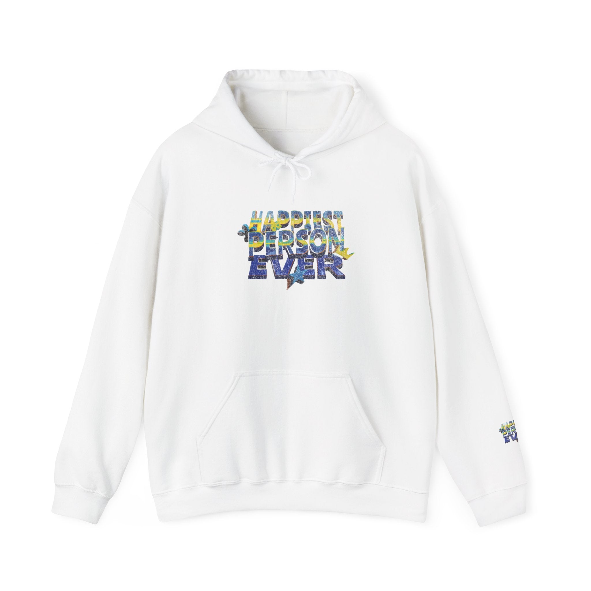 Happy Person Hoodie — Colorful Psychedelic Eye Art Pullover