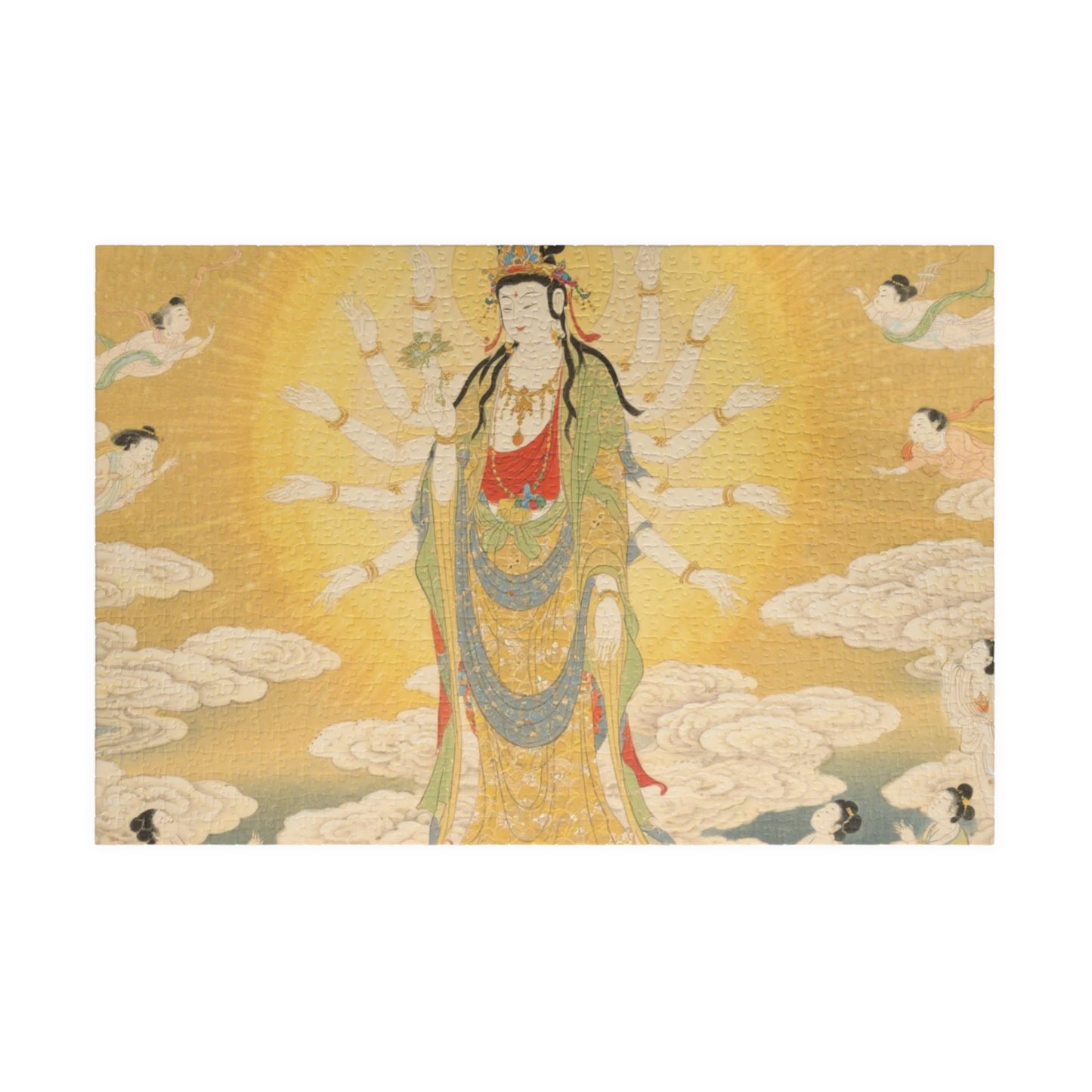 Serene Buddha Puzzle - 1014 Piece, Meditation Art, Perfect Gift for Mindfulness, Family Bonding Activity, Home Decor