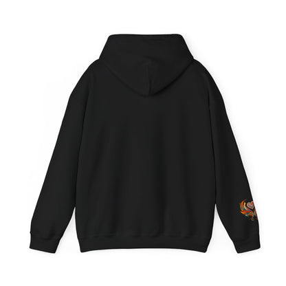 Colorful Heart Design Hooded Sweatshirt, Cozy Sweatshirt, Unisex Pullover, Gift for Him, Gift for Her, Casual Wear, Layering Essentials