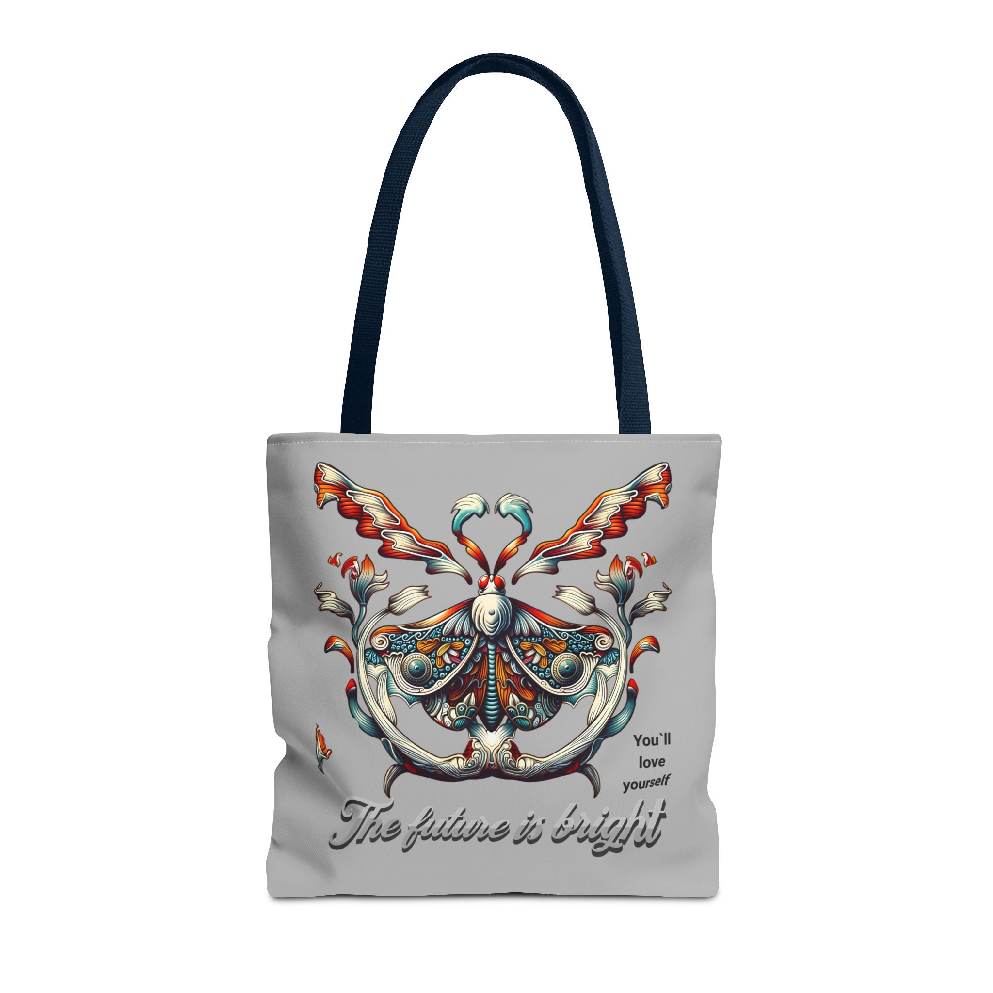 Tote Bag — 'The Future Is Bright' Decorative Butterfly Tote