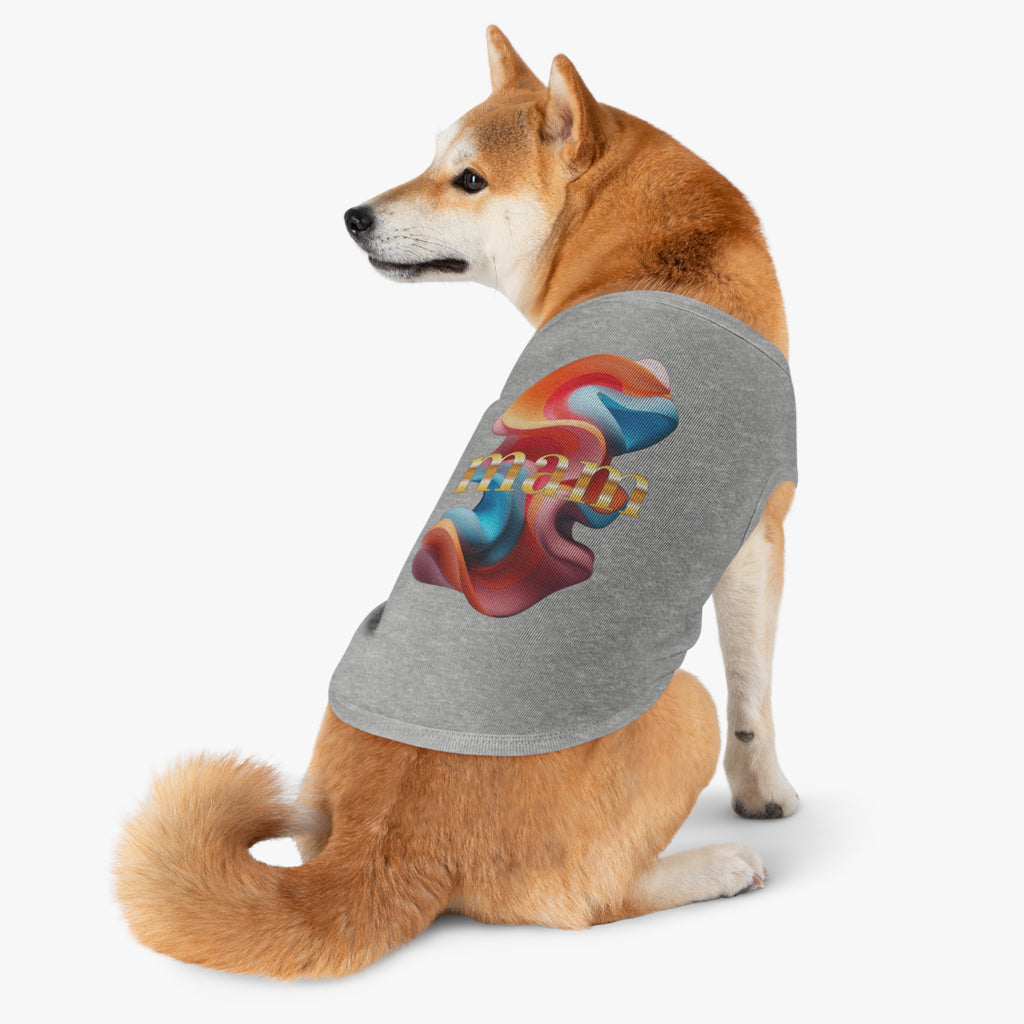 Colorful Pet Tank Top for Summer Fun, Pet Apparel, Dog Fashion, Cute Dog Clothes, Gifts for Pet Lovers