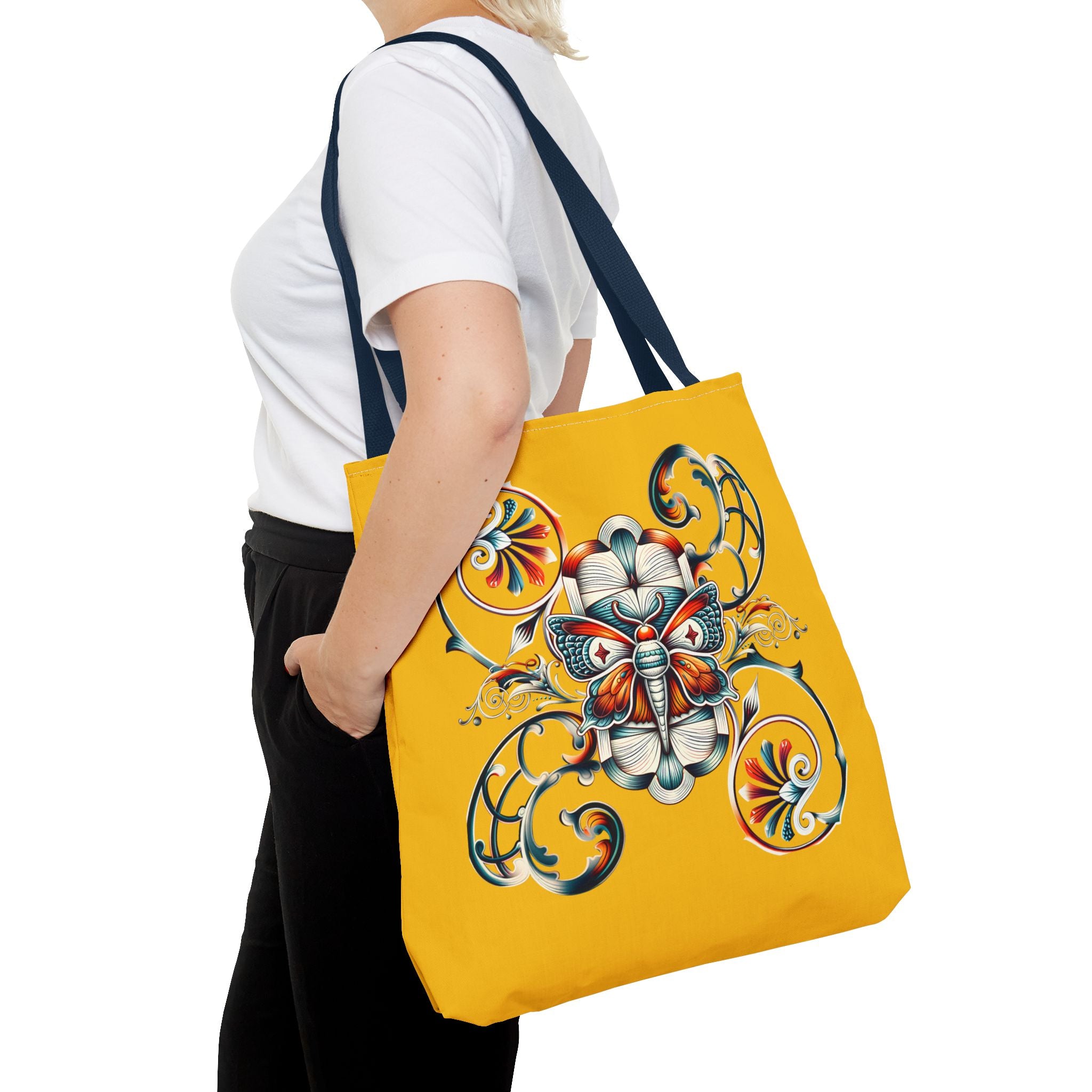 Butterfly Heart Tote Bag