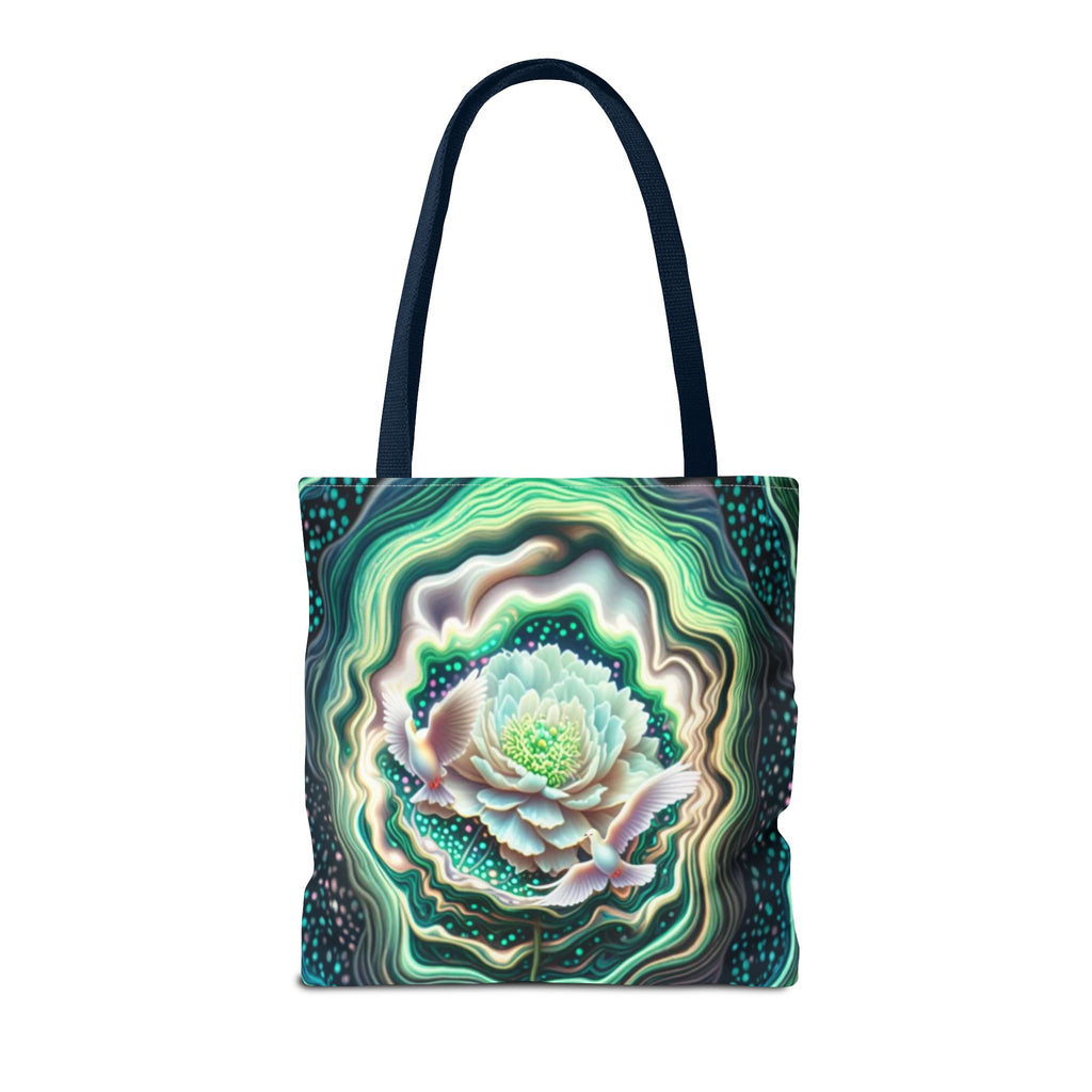 Floral Pattern Tote Bag, Eco-Friendly Shopping Bag, Art Tote, Gift for Mom, Beach Bag, Boho Flower Bag