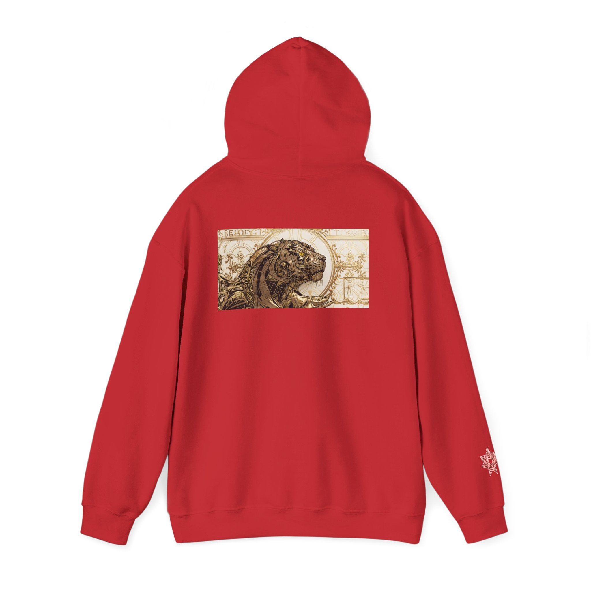 Hoodie — Vintage Steampunk Lion Crest Back Print