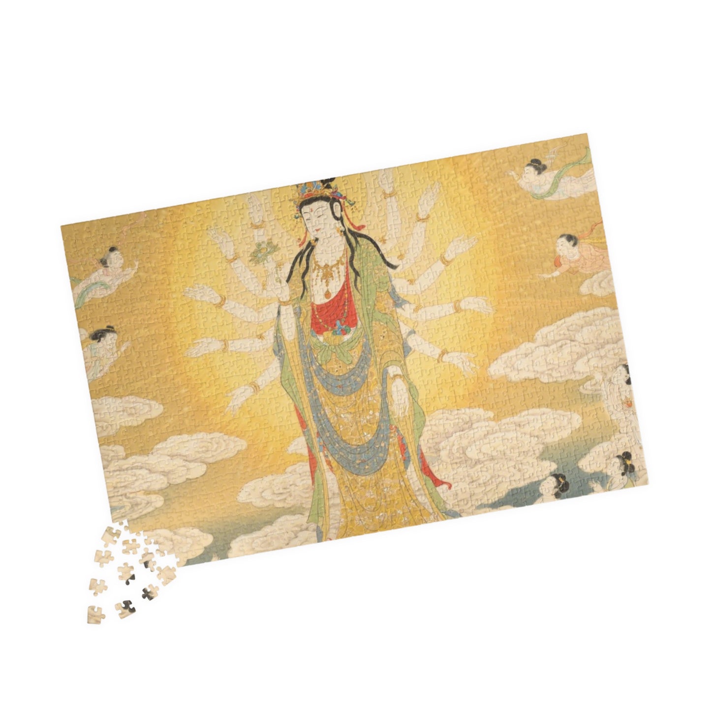Serene Buddha Puzzle - 1014 Piece, Meditation Art, Perfect Gift for Mindfulness, Family Bonding Activity, Home Decor