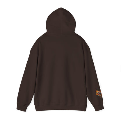 Colorful Heart Design Hooded Sweatshirt, Cozy Sweatshirt, Unisex Pullover, Gift for Him, Gift for Her, Casual Wear, Layering Essentials