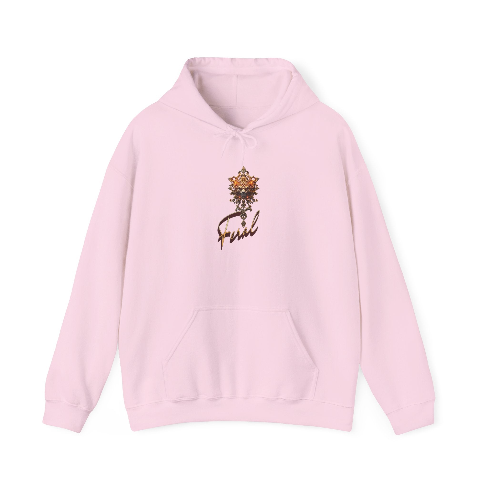 Leo Pride Hoodie — Gold Lion Art "Be Fierce" Sweatshirt