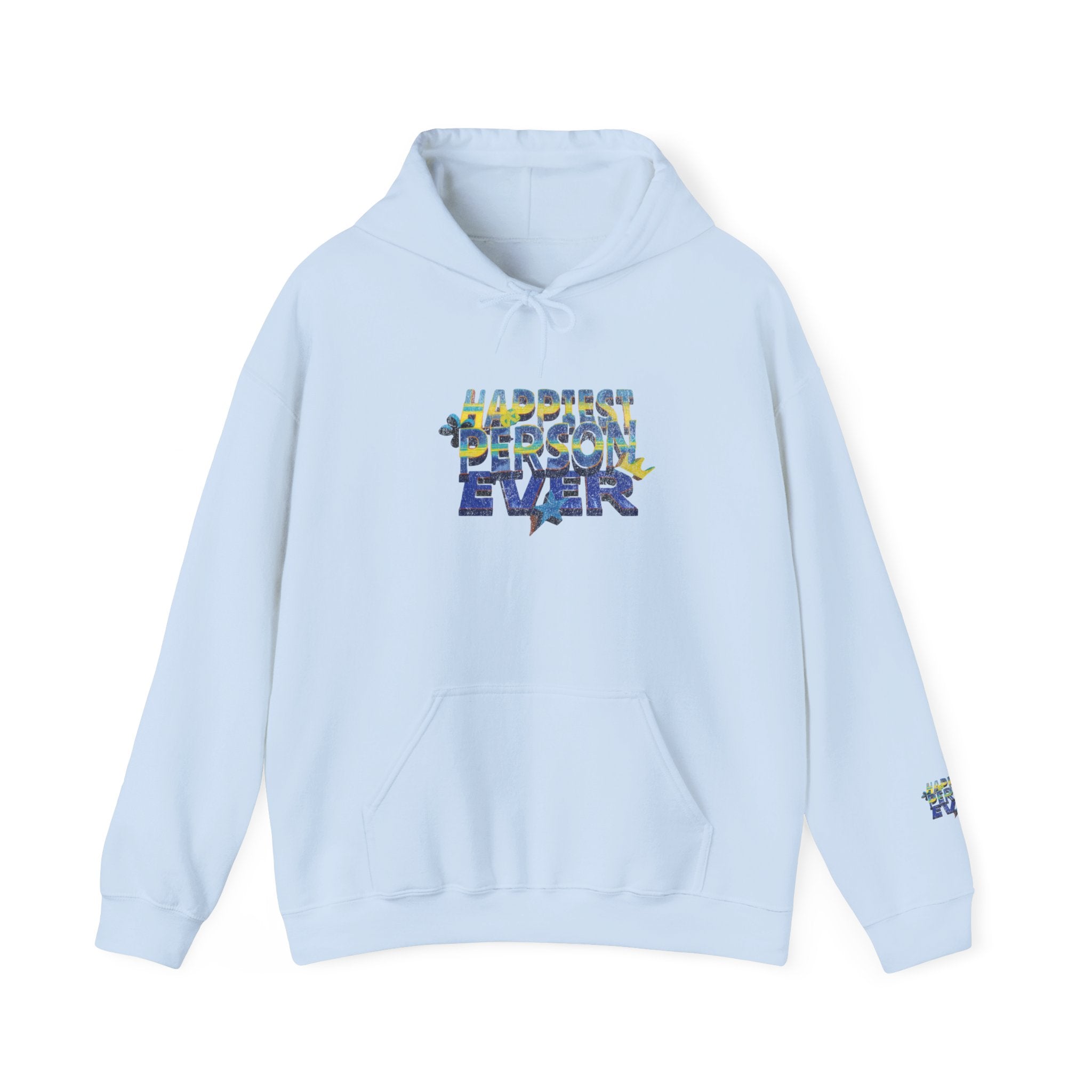 Happy Person Hoodie — Colorful Psychedelic Eye Art Pullover