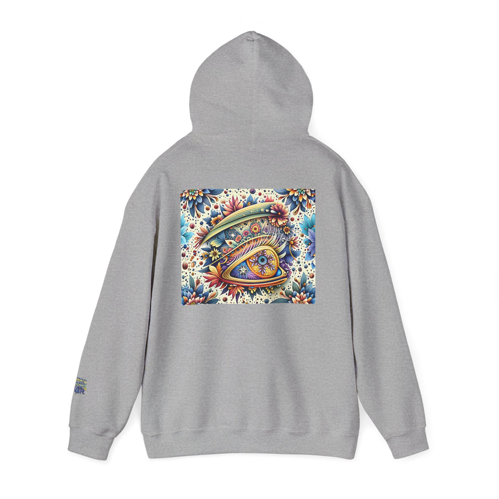 Happy Person Hoodie — Colorful Psychedelic Eye Art Pullover