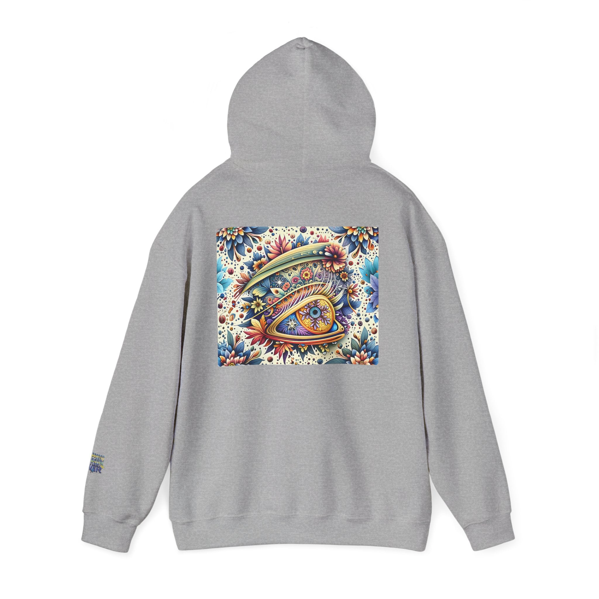Happy Person Hoodie — Colorful Psychedelic Eye Art Pullover