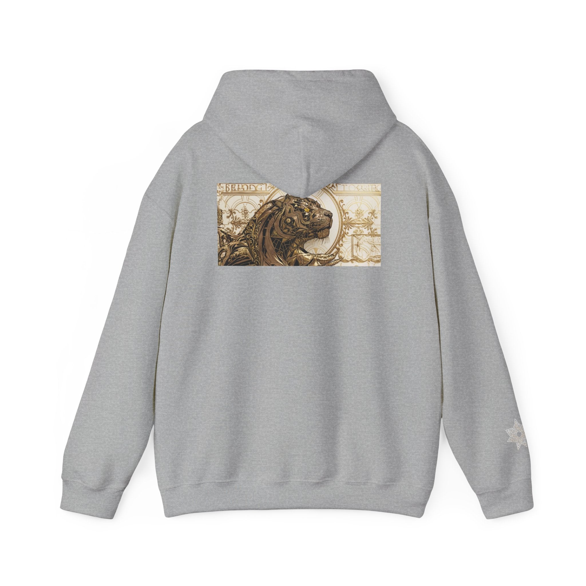 Hoodie — Vintage Steampunk Lion Crest Back Print